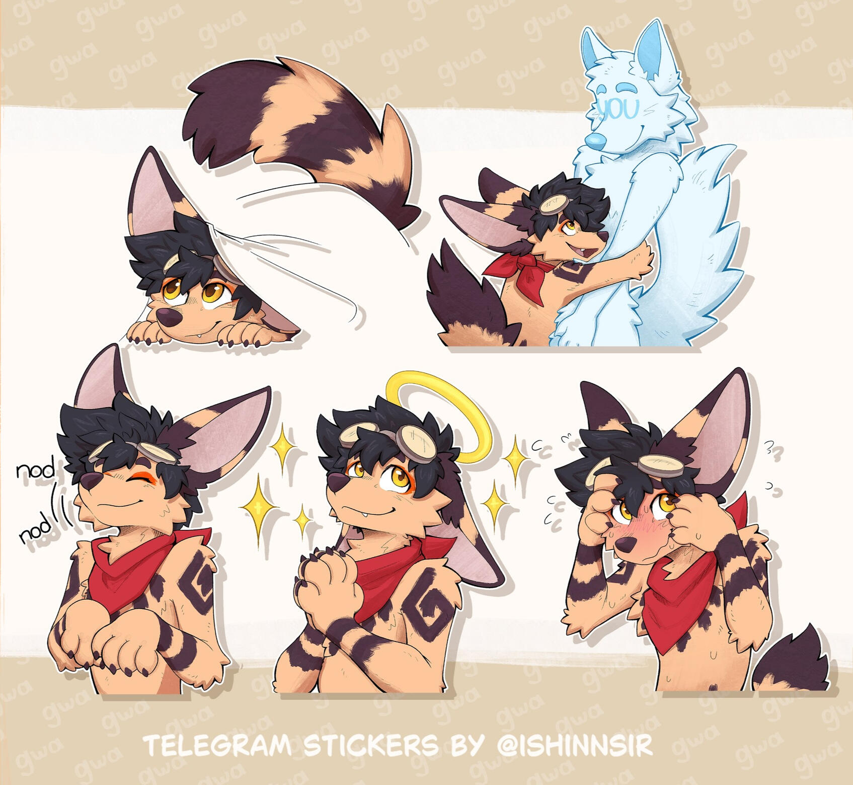 Kiro Stickers commission